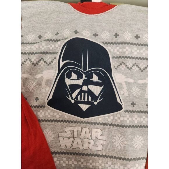 Star Wars-Darth Vader LARGE Red and Black Polyester Pajama Set - Picture 4 of 8